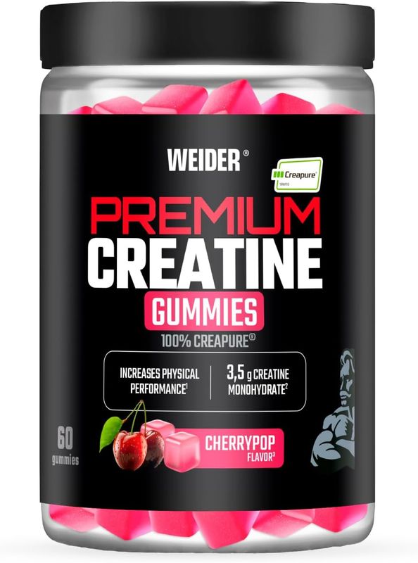 Weider - Premium PureCreatine 60 gummies - Sour Lime