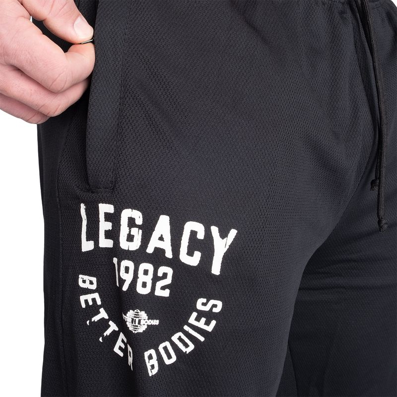 Better Bodies Legacy Mesh Pants - Black/White