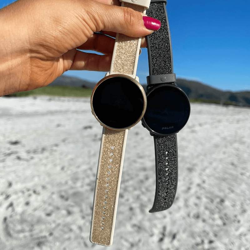 Polar Crystal Wristband - Obsidian 20mm