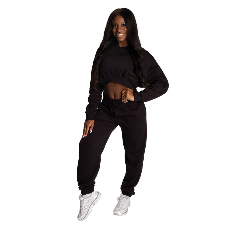 Better Bodies Empowered Crop Sweater - Black