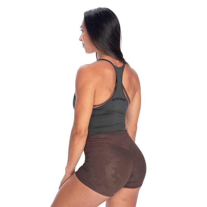 Better Bodies Performance Crop Halter - Deep Forest