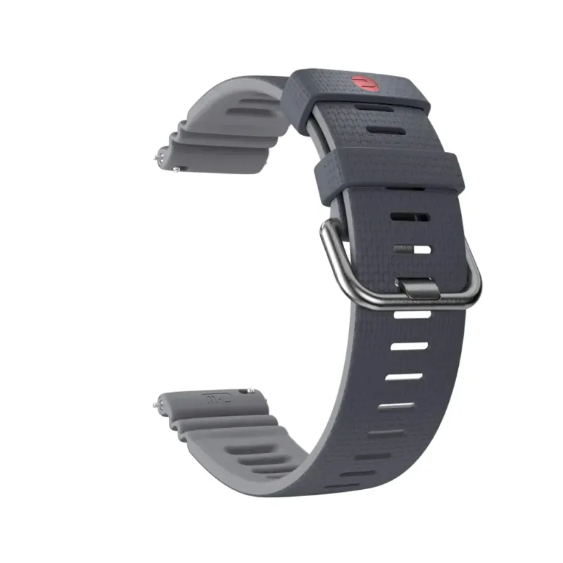 Polar Silicone Wristband 22mm - Grey S/L