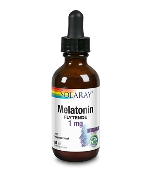 Hovedbilde Solaray - Flytende Melatonin 1mg 55ml