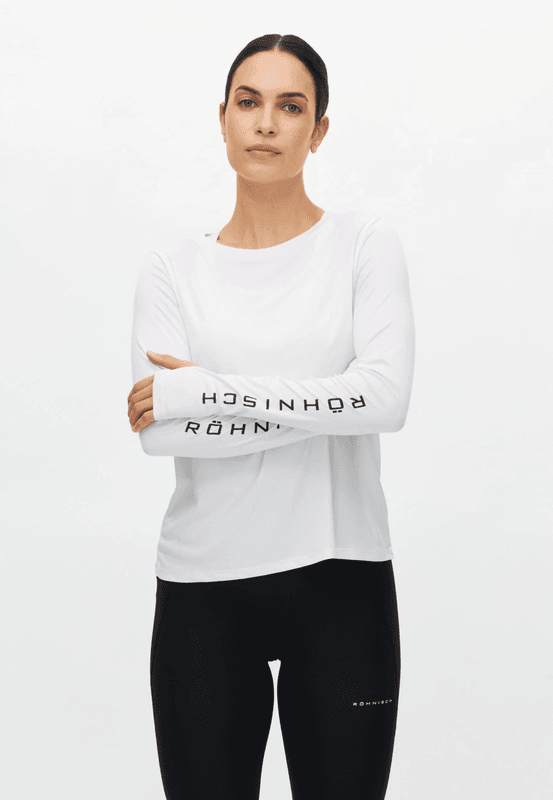 Rôhnisch - Team Logo Longsleeve - White