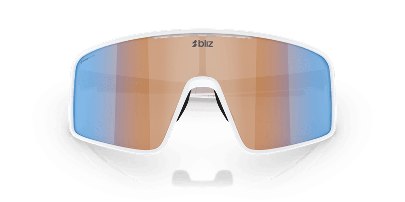 Bliz -Shaped By The North  P001 - Matte White-Coral/Orange Mirror Blue