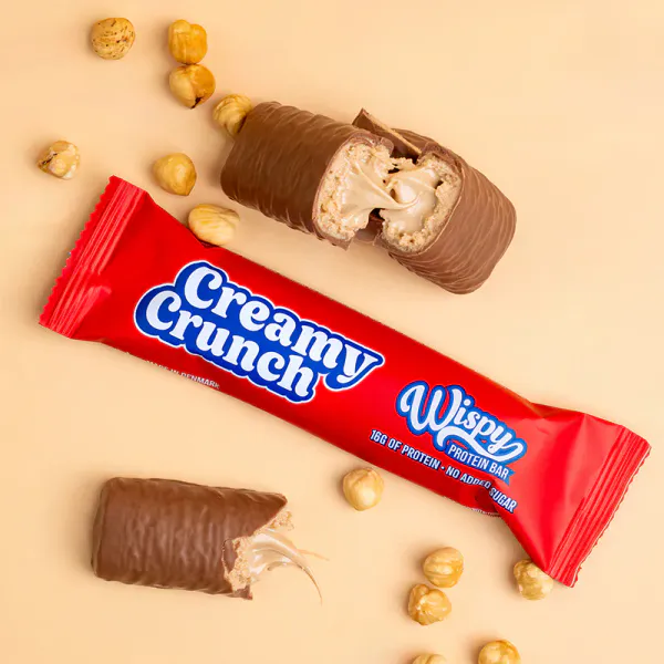 Hovedbilde Wispy Proteinbar - Creamy Crunch 55g