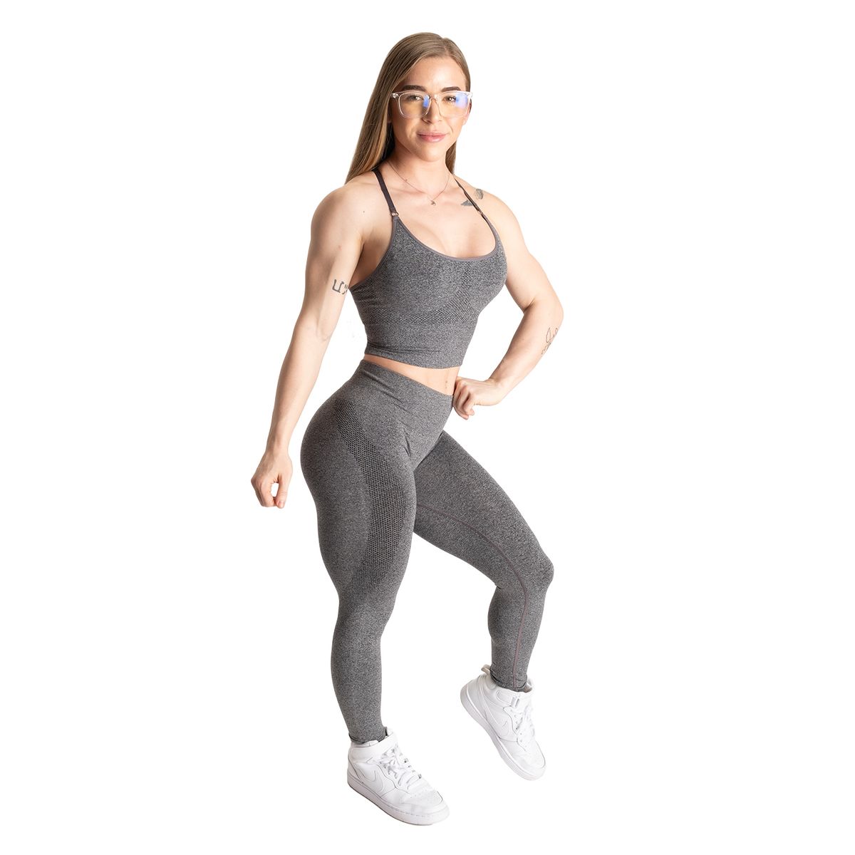 Better Bodies Rockaway Mid Waist - Graphite Melange