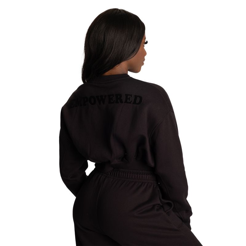 Better Bodies Empowered Crop Sweater - Black