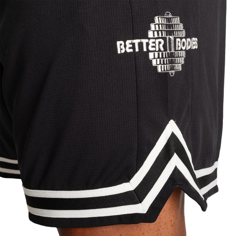 Better Bodies Basketball Shorts - Black/White