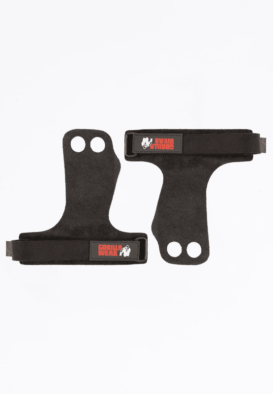 Gorilla Wear - 2 Hole Leather Grips