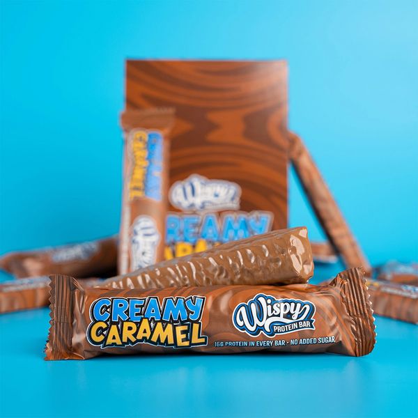 Hovedbilde Wispy Proteinbar - Creamy Caramel (10x55g)