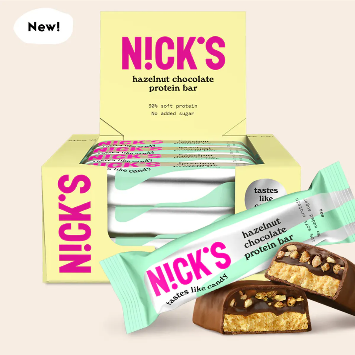 Nicks - Proteinbar - Caramel Chocolate 50g