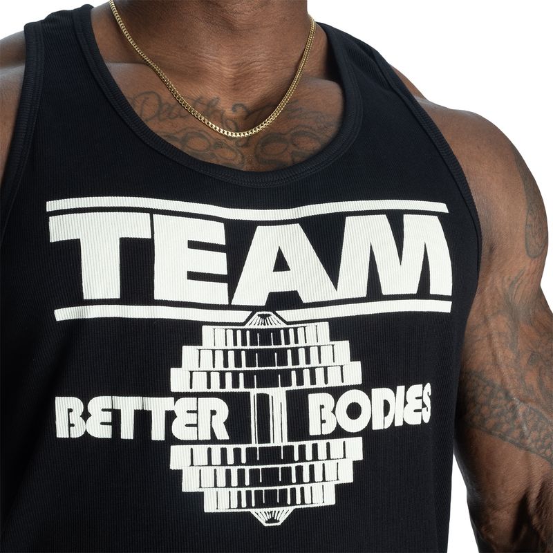 Better Bodies Team Rib Essential T-Back - Black