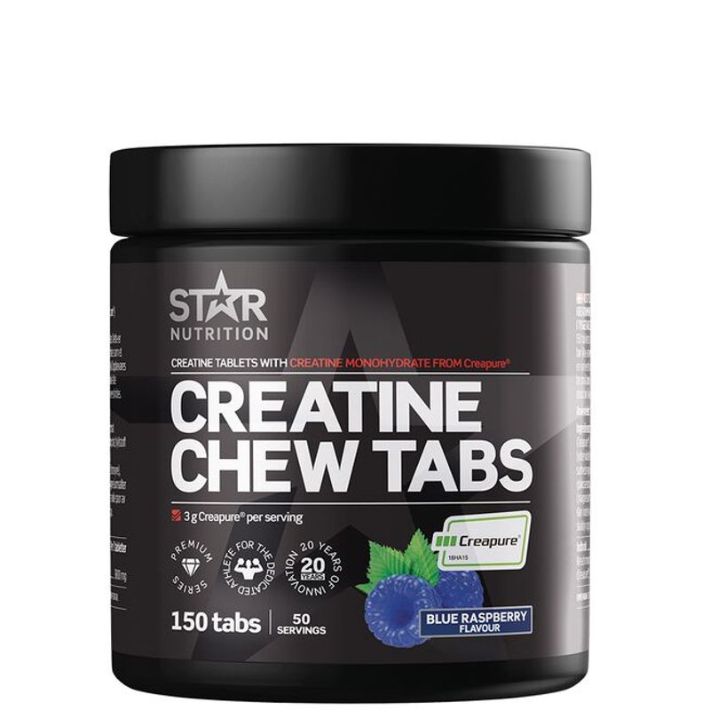Star Nutrition - Creatine Chew Tabs Green Apple 150 stk
