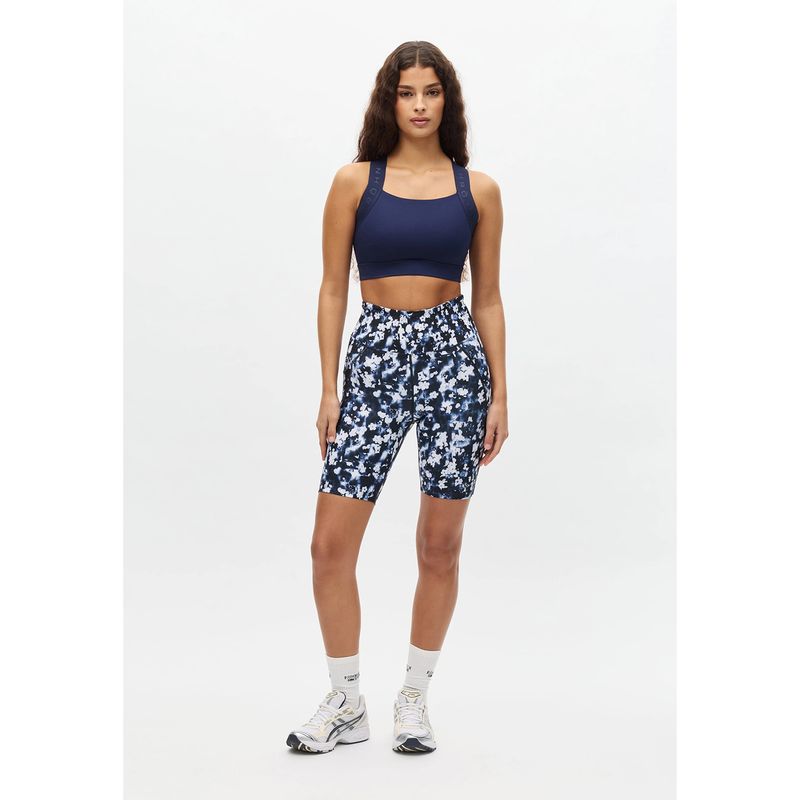 Rôhnisch - Flattering Printed Bike Tights - Indigo Bloom