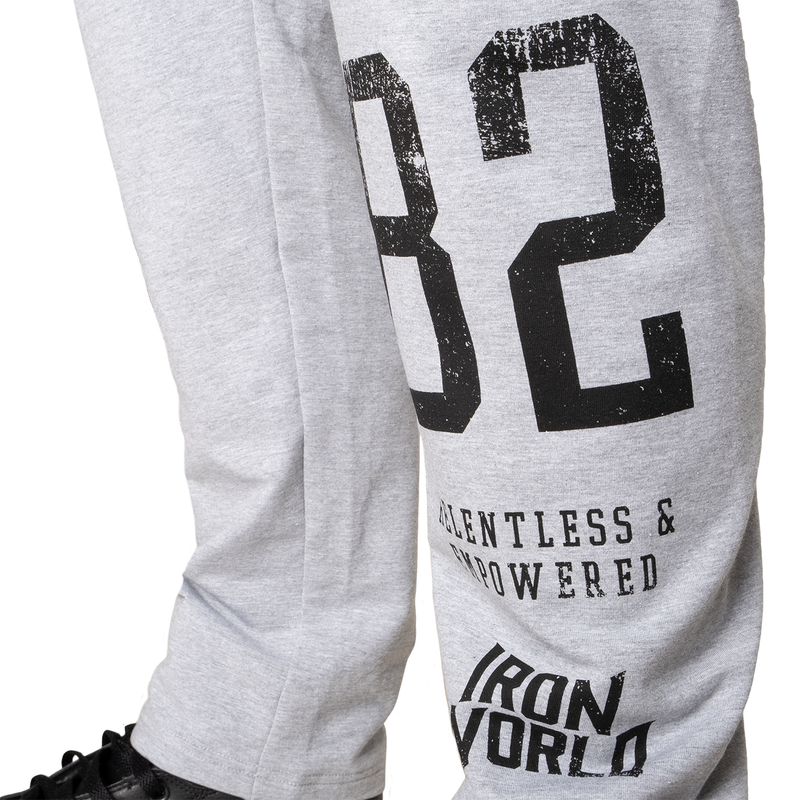 Better Bodies Graphic Standard Sweatpant - Light Grey Melange