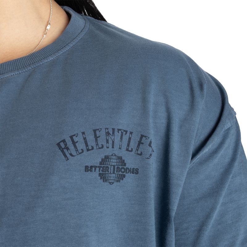 Better Bodies Relentless Oversized Tee - Washed Sky Blue