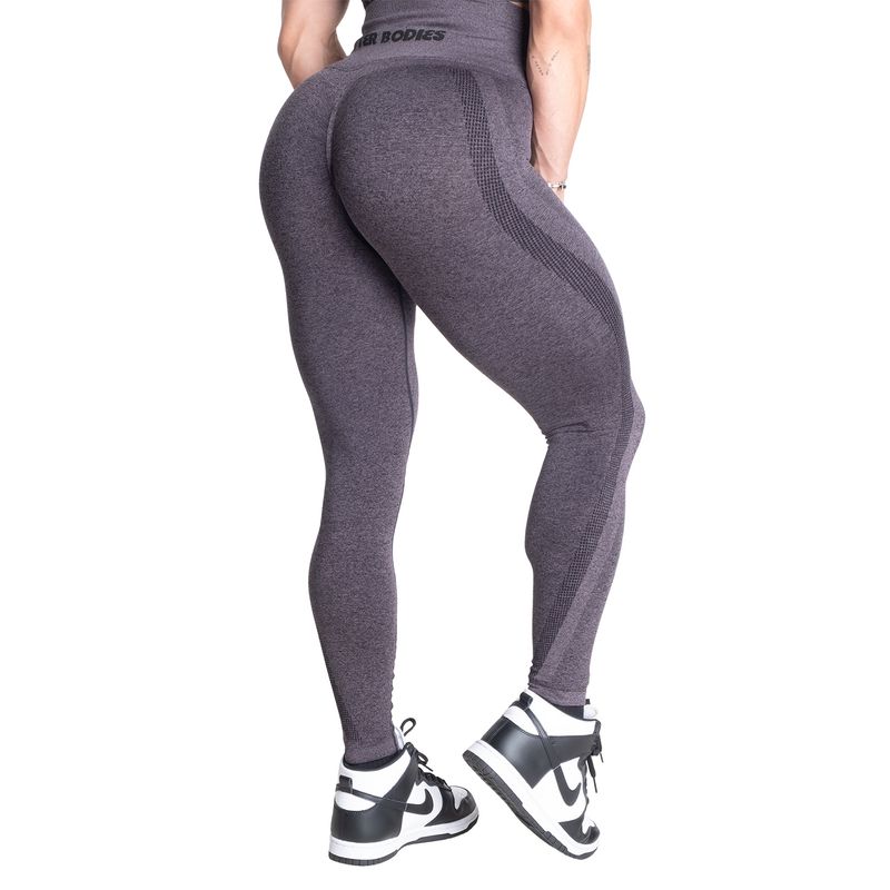 Better Bodies Curve Scrunch Leggings - Black Melange