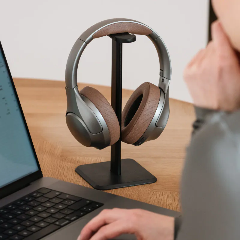 Miiego - Moove45i PRO ANC - Titanium/Brown 