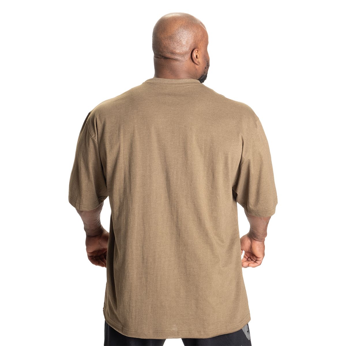 Better Bodies Team Pump Cover Iron Tee - Army Green Melan