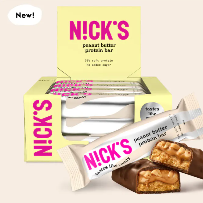 Hovedbilde Nicks - Proteinbar - Peanut Butter 50g
