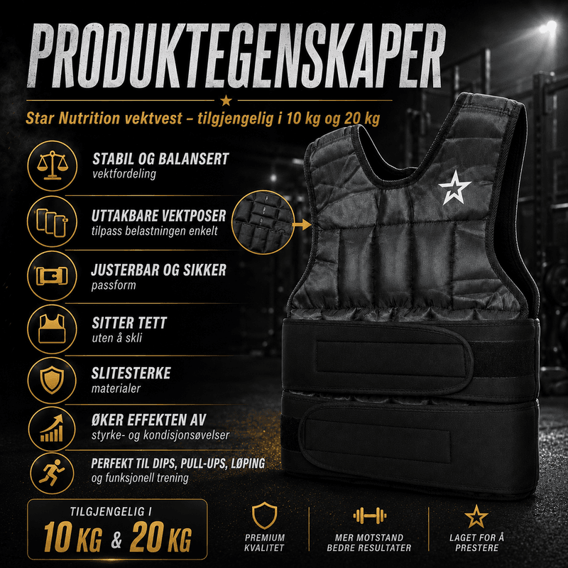 Star Nutrition - Star Gear Vektvest 10kg