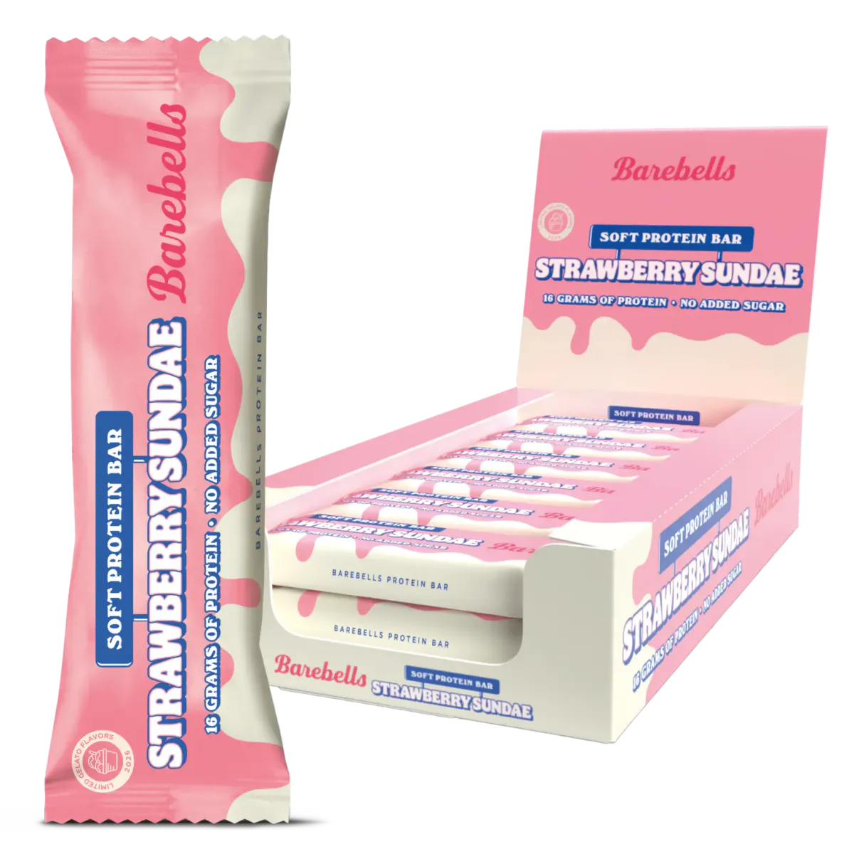 Barebells - Strawberry Sundae 12x55g