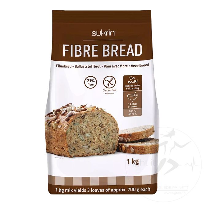 Hovedbilde Sunnere Brødmix Fiberbrød 1kg
