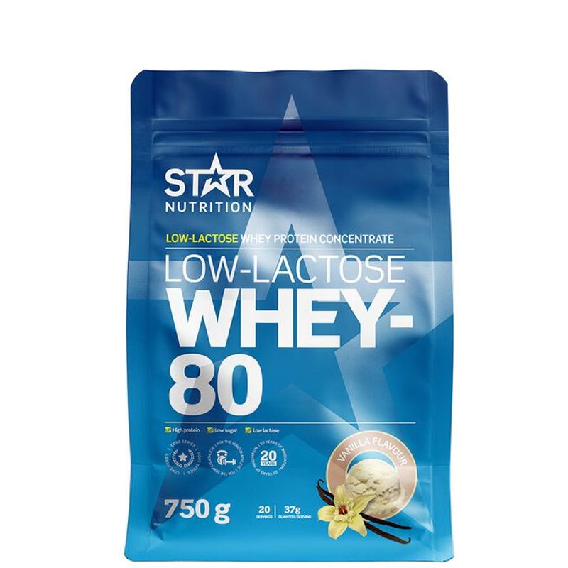 Star Nutrition - Whey-80 Low Lactose Vanilla 750 g