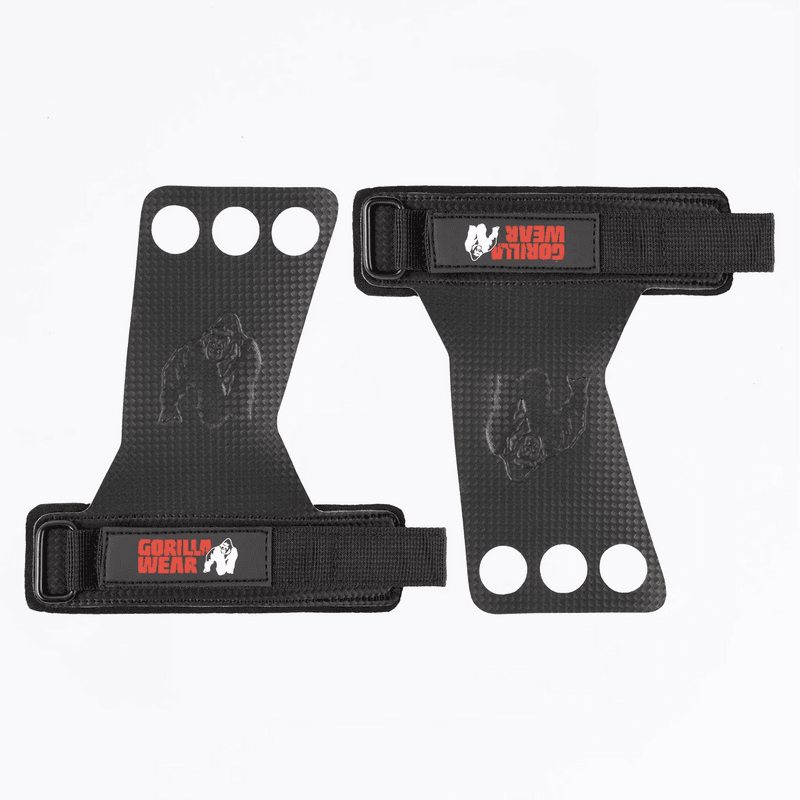 Gorilla Wear - 3 Hole Leather Grips