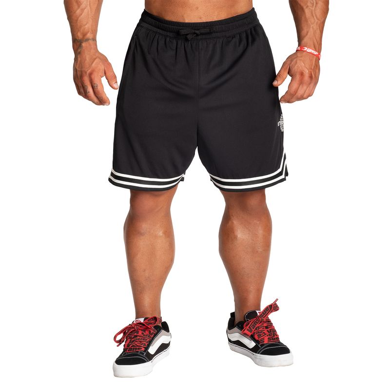 Better Bodies Basketball Shorts - Black/White