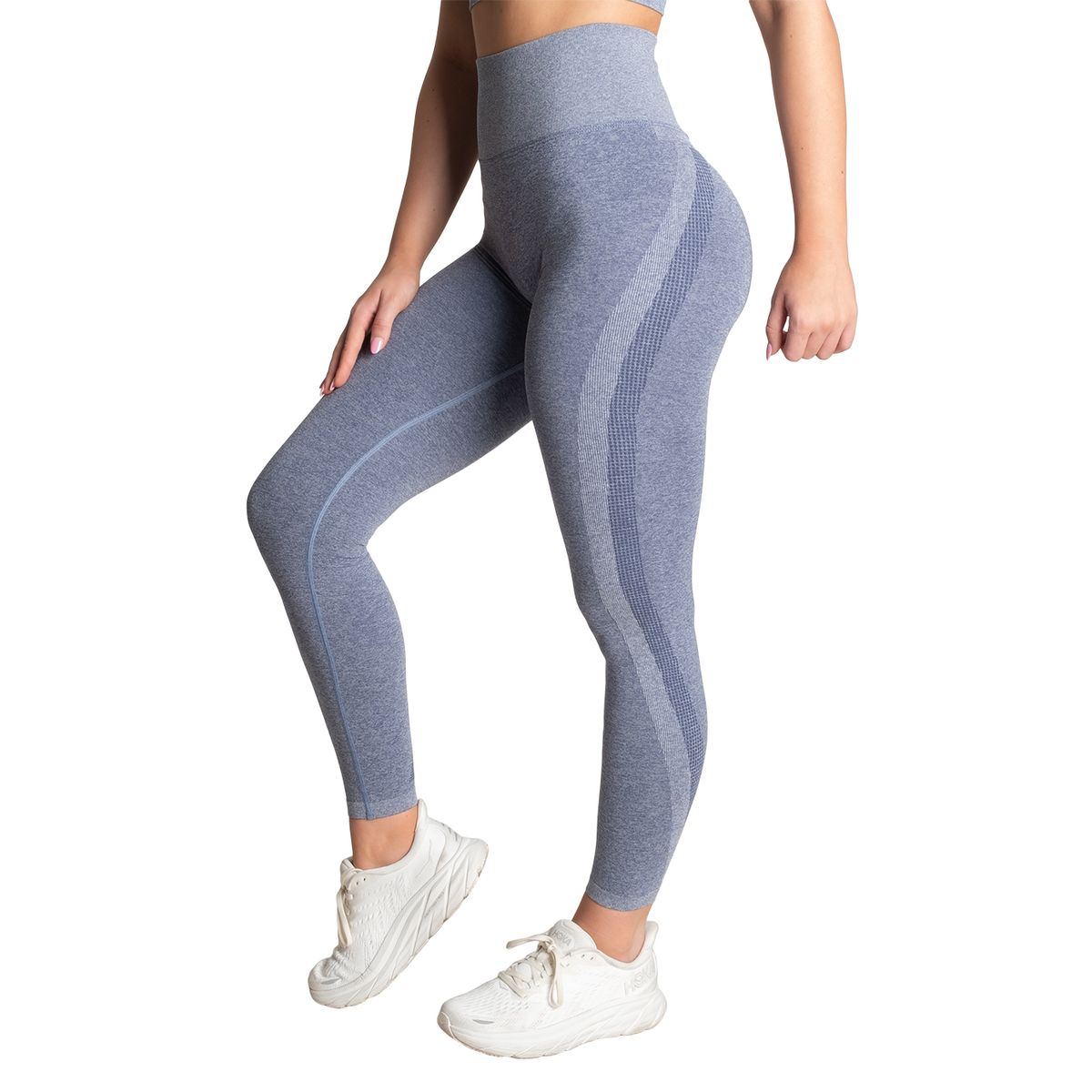 Better Bodies Curve Scrunch Leggings - Blue Melange