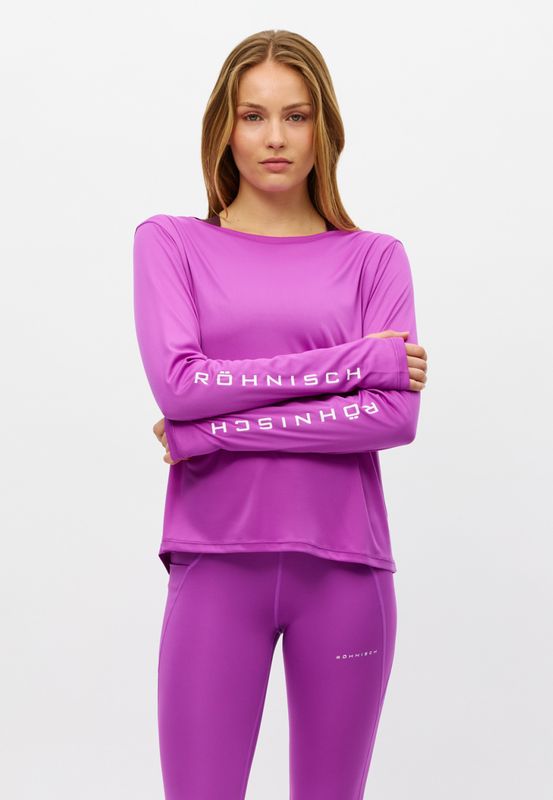Rôhnisch - Team Logo Longsleeve - Purple Cactus Flower