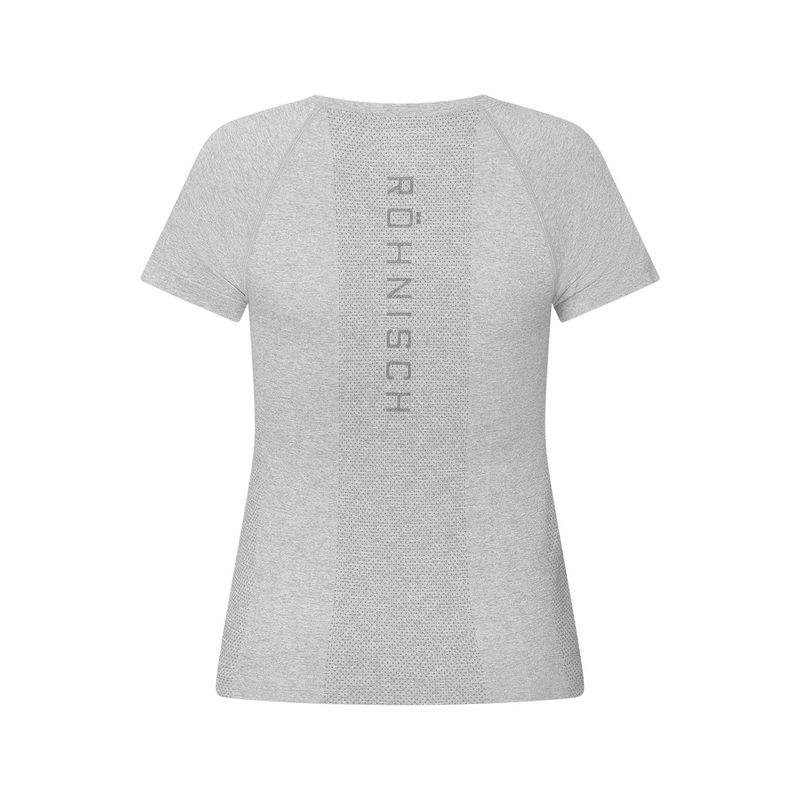 Rôhnisch - Seamless Flex Tee - Grey Melange