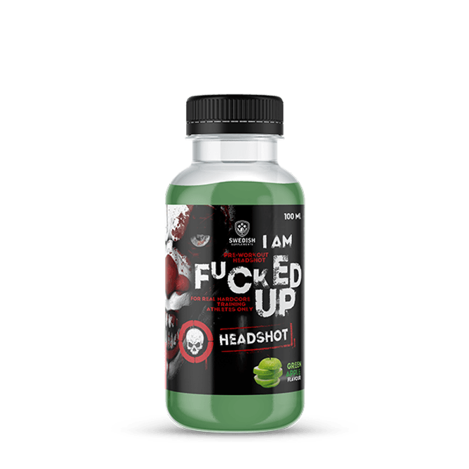 Hovedbilde Swedish Supplements - Fucked Up Headshot Green Apple 100ml