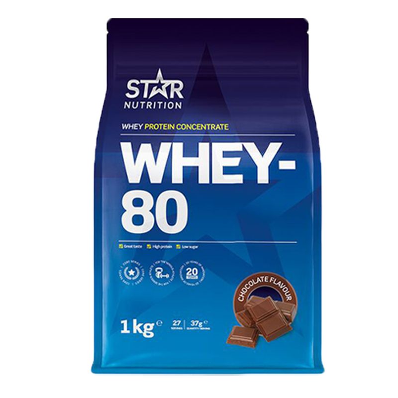 Star Nutrition Whey - Myseprotein 80 1kg