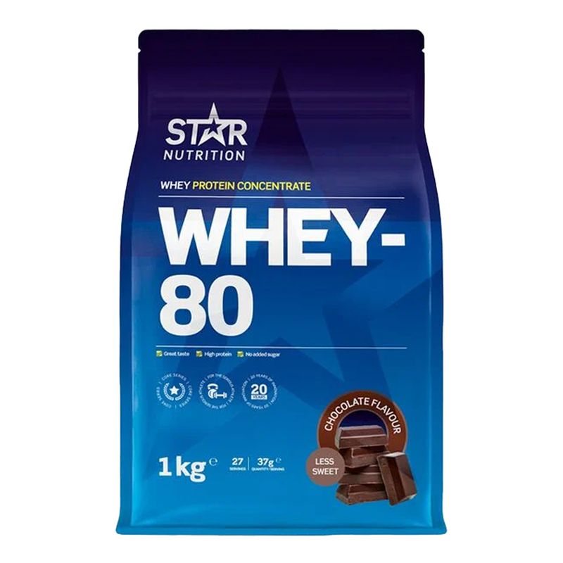 Star Nutrition Whey - Myseprotein 80 1kg