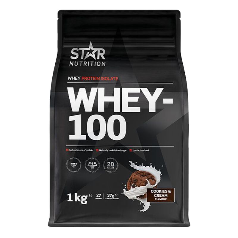 Star Nutrition Whey 100 Myseprotein 1kg