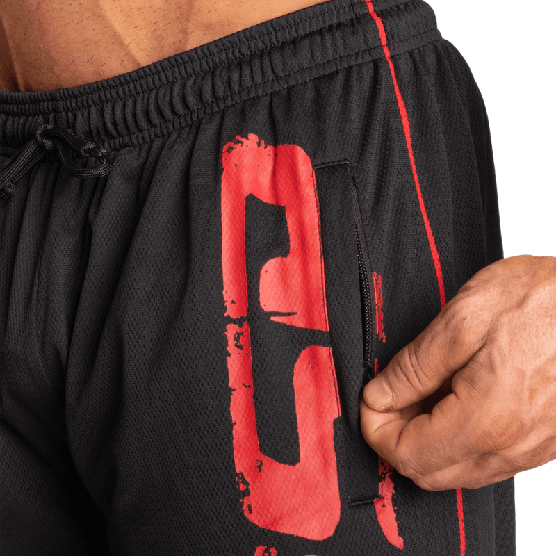 GASP - Pro Mesh Shorts - Black/Red