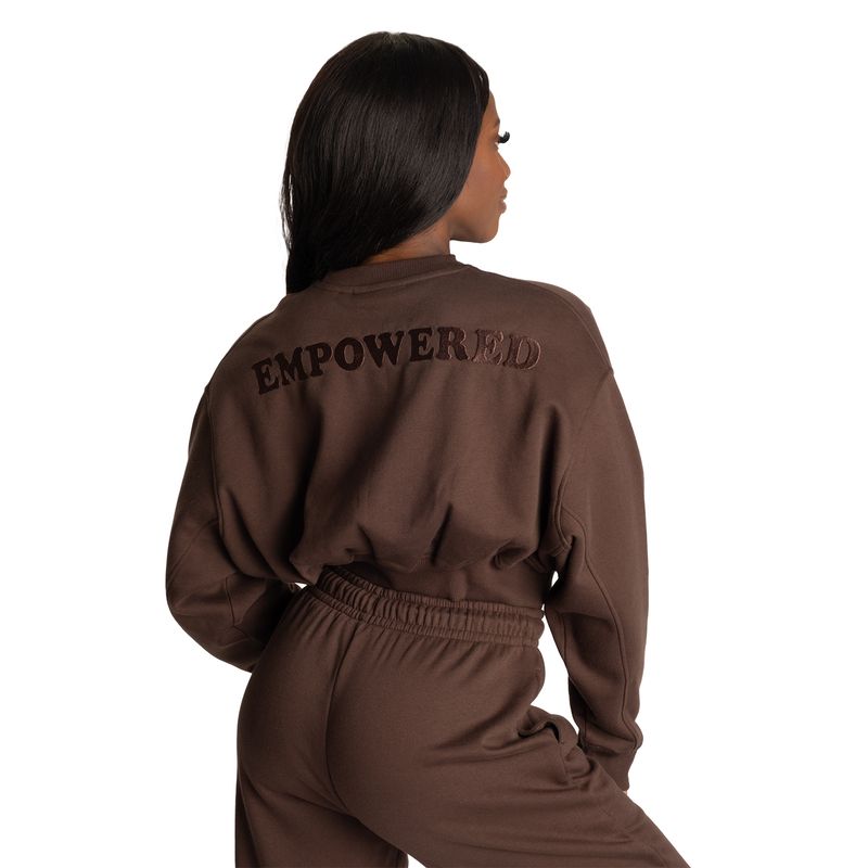 Better Bodies Empowered Crop Sweater - Timber