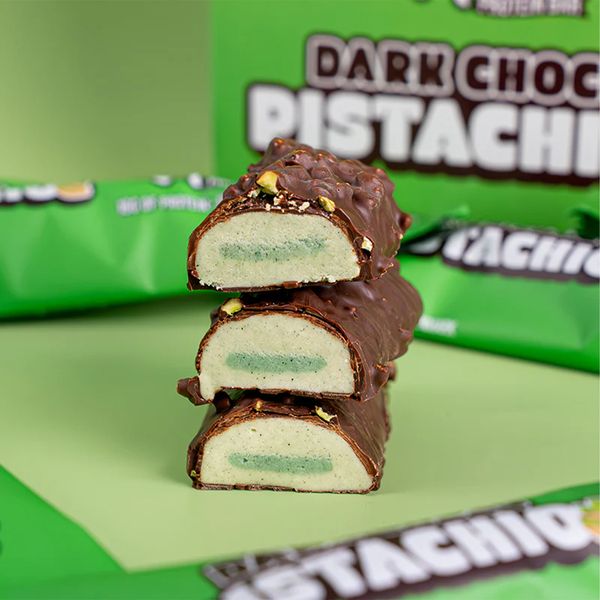 Hovedbilde Wispy Proteinbar - Dark Choco Pistachio 55g